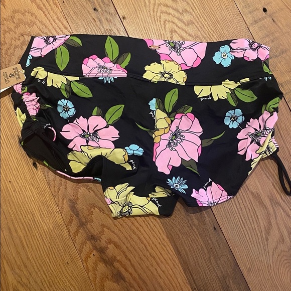 2pcs Swim Bikini Set Victoria's Secret Floral Retro Ultimate Gym Pinup PINK XL/L - Picture 6 of 14